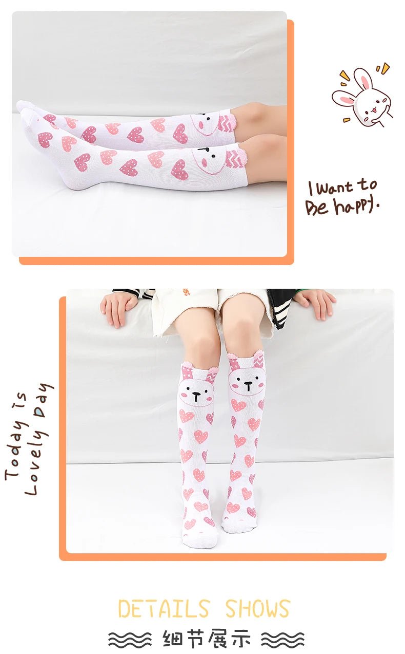 Cute Pastorale Design Knee High Socks - itzy bitsy