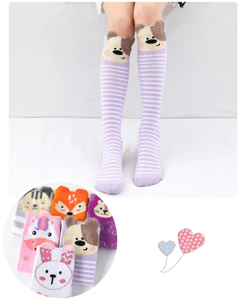 Cute Pastorale Design Knee High Socks - itzy bitsy