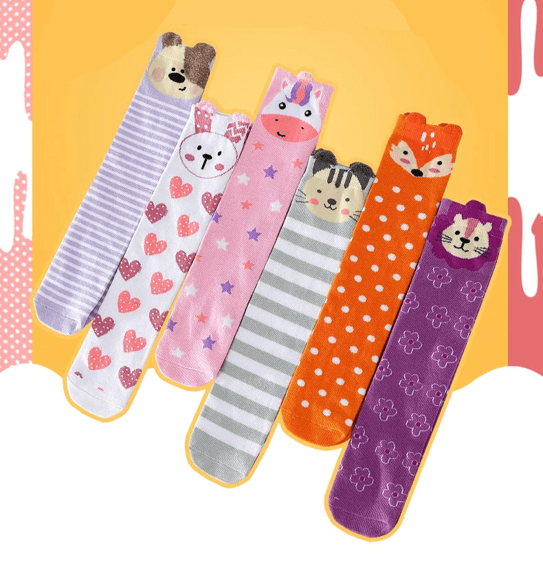 Cute Pastorale Design Knee High Socks - itzy bitsy