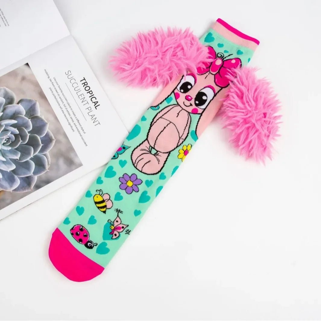 Cute Puppy Big Ears Socks - itzy bitsy