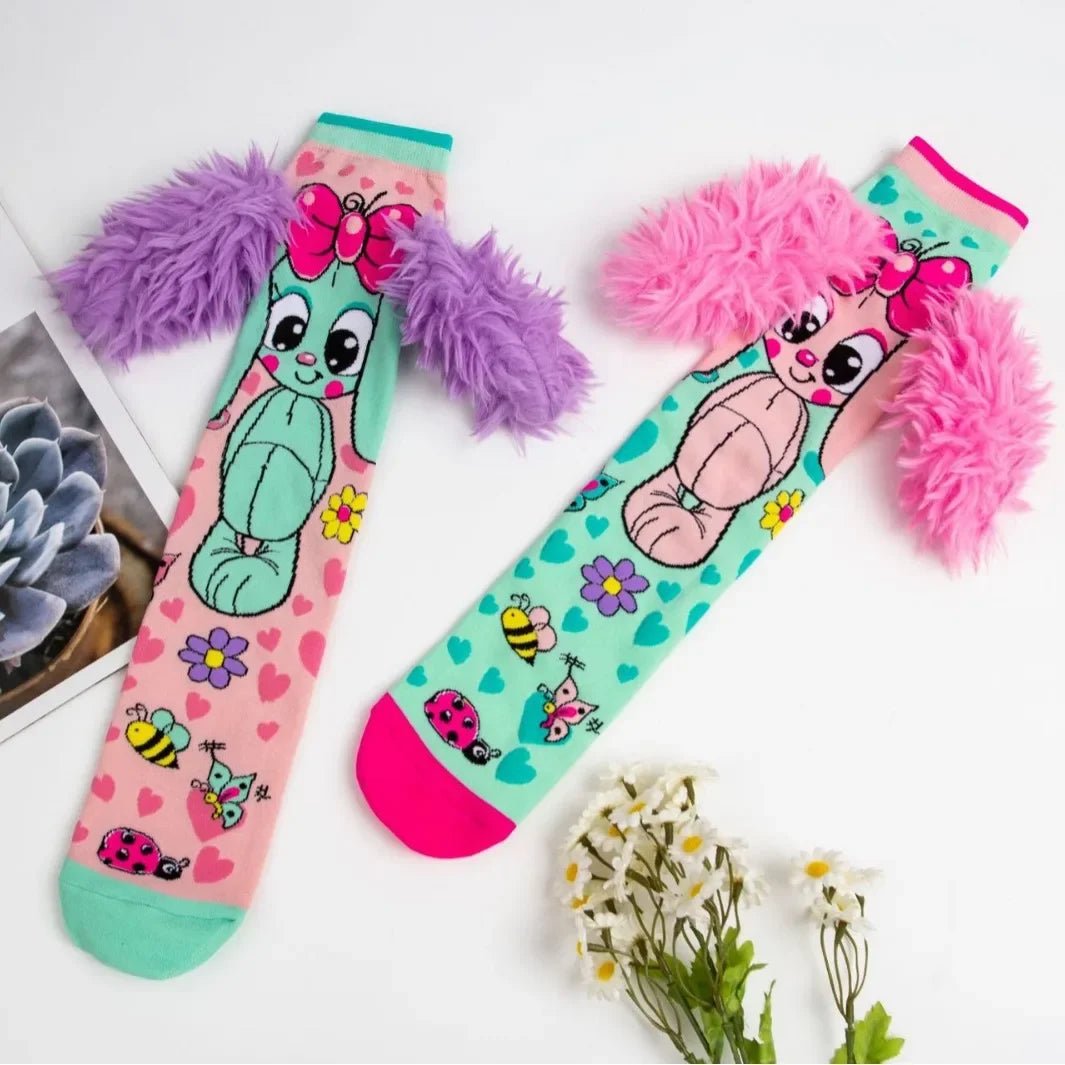 Cute Puppy Big Ears Socks - itzy bitsy