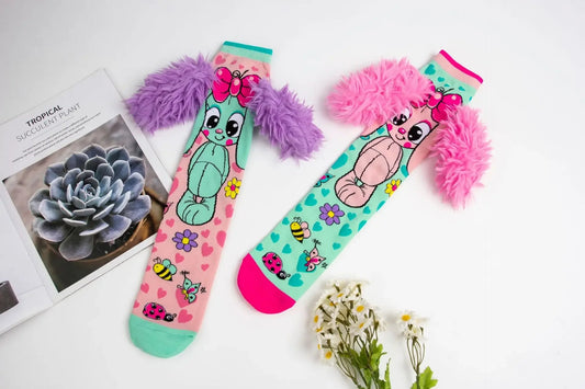 Cute Puppy Big Ears Socks - itzy bitsy