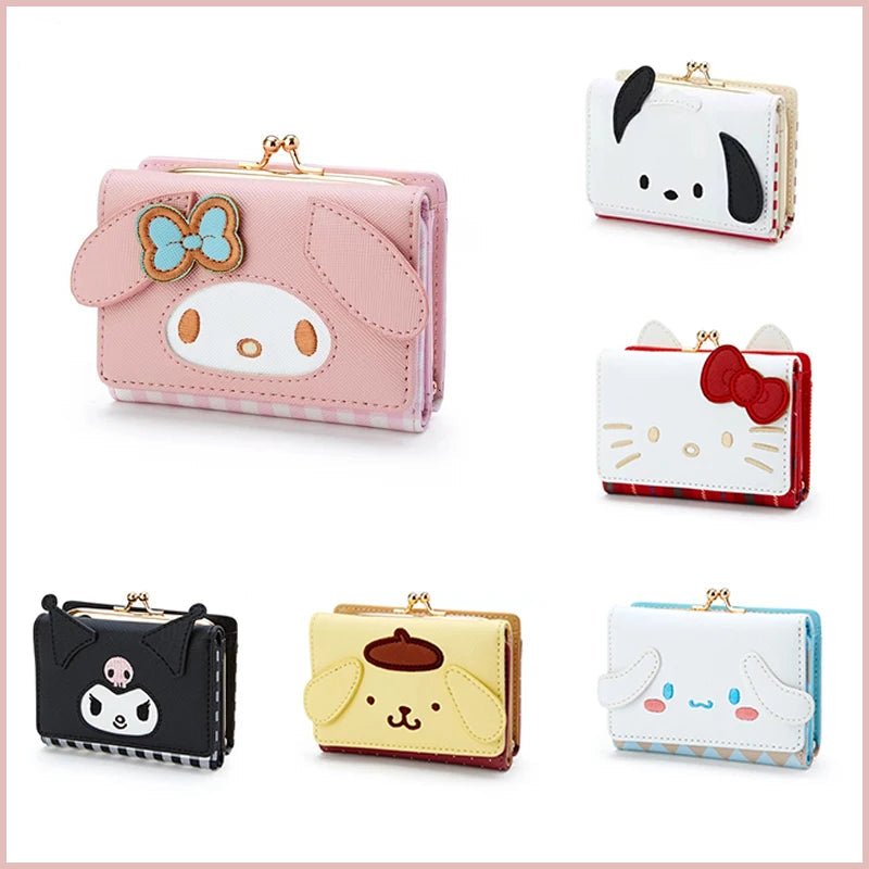 Cute Snap Open Wallet - itzy bitsy