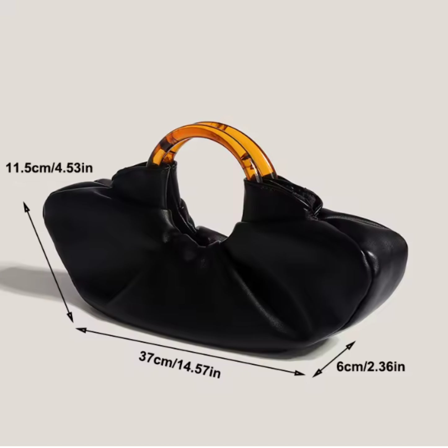 Women's Pleated Clutch Croissant Dumpling Bag