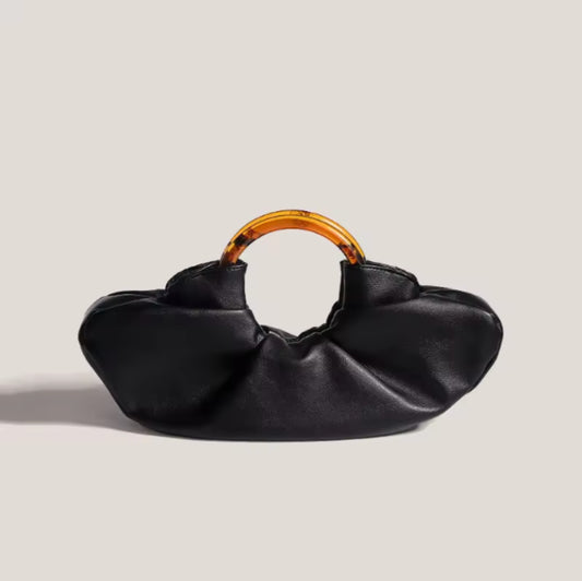 Women's Pleated Clutch Croissant Dumpling Bag