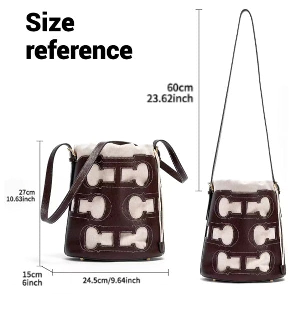 CHCH Doma Insignia Cut Out Bucket | Small Shoulder Bag