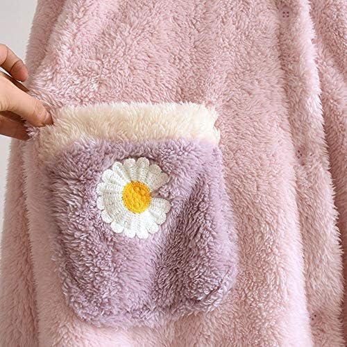 Daisy Coral Fleece Pajamas Robe - itzy bitsy