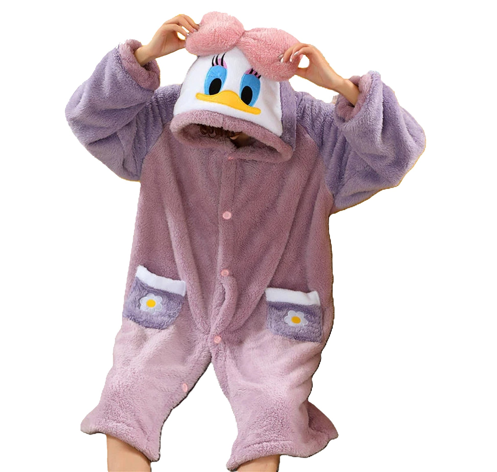 Daisy Coral Fleece Pajamas Robe - itzy bitsy