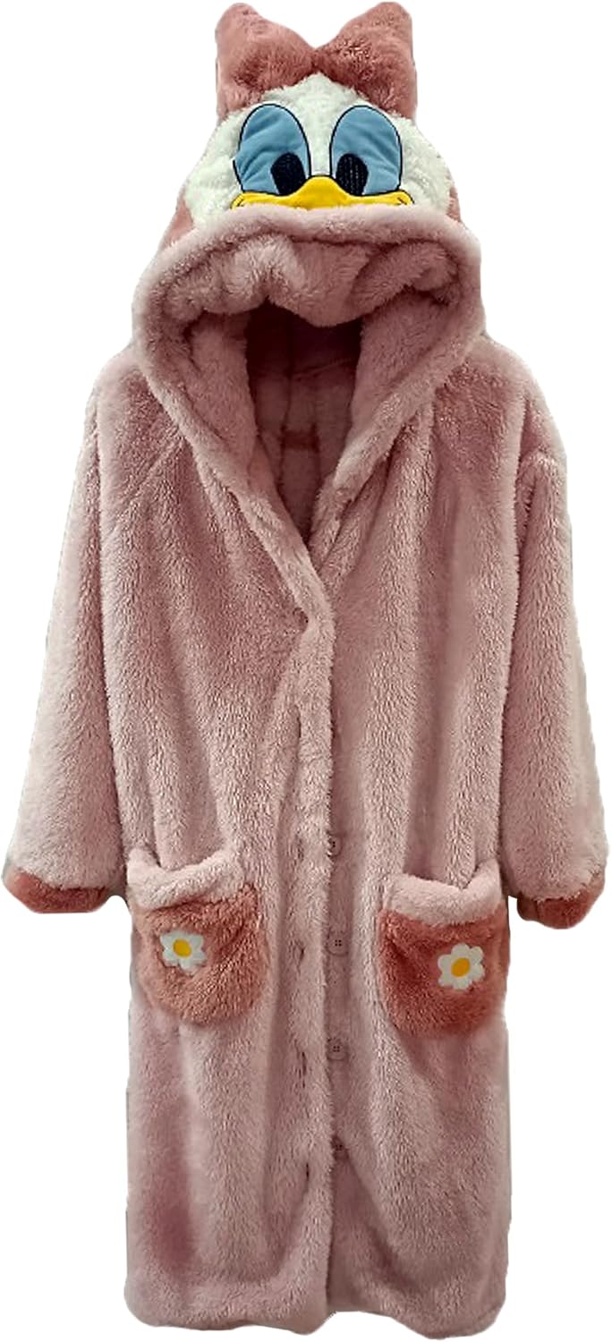 Daisy Coral Fleece Pajamas Robe - itzy bitsy
