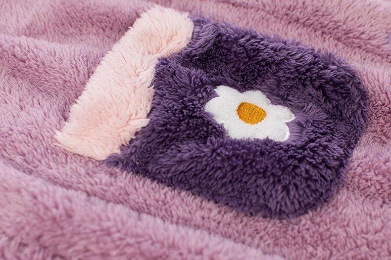 Daisy Coral Fleece Pajamas Robe - itzy bitsy