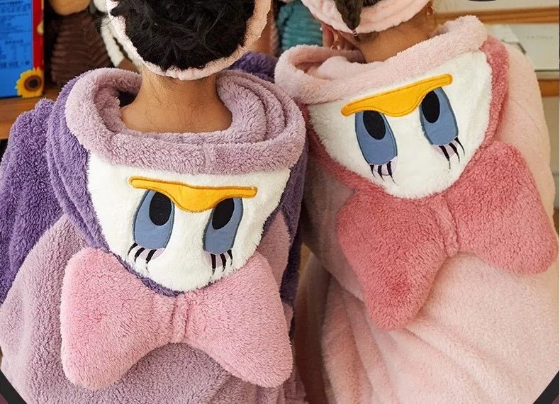 Daisy Coral Fleece Pajamas Robe - itzy bitsy