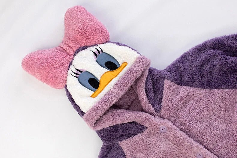 Daisy Coral Fleece Pajamas Robe - itzy bitsy