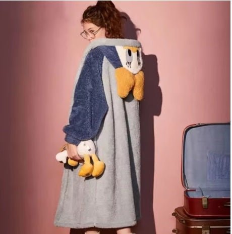 Daisy Coral Fleece Pajamas Robe - itzy bitsy