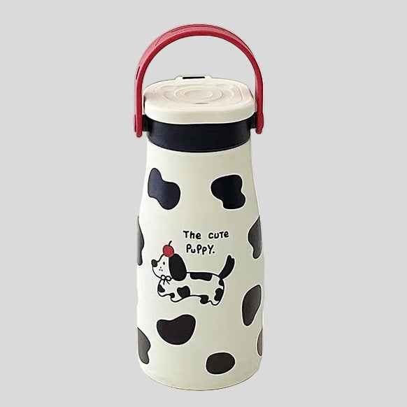 600ml Elegant 316 Stainless Steel Thermos Cup with Straw