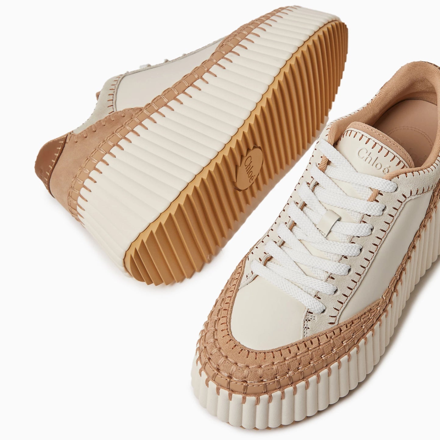 Chloé Nama wedge sneaker