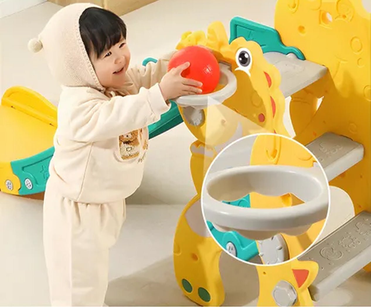 Dino Foldable Children's Slide - itzy bitsy