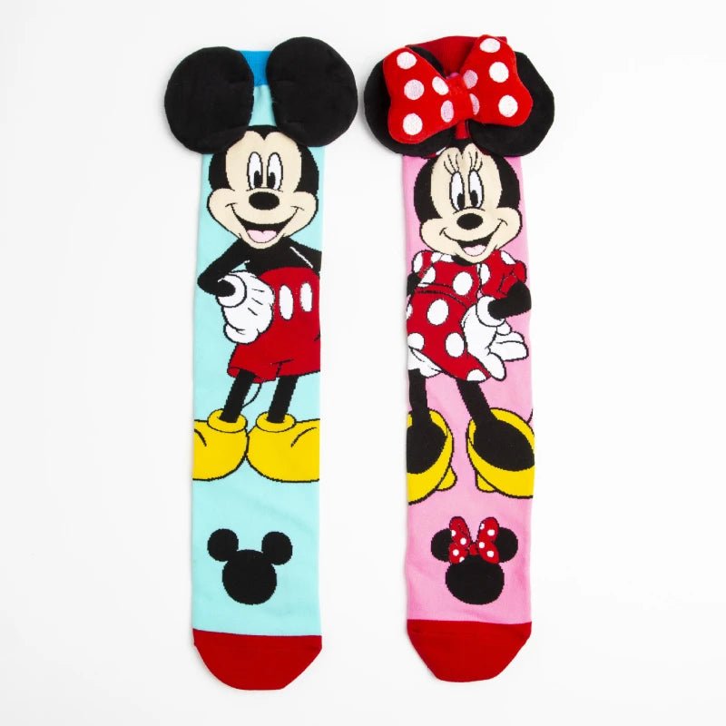 Disney Mickey Mouse & Minnie Mouse Knee Length Socks - itzy bitsy