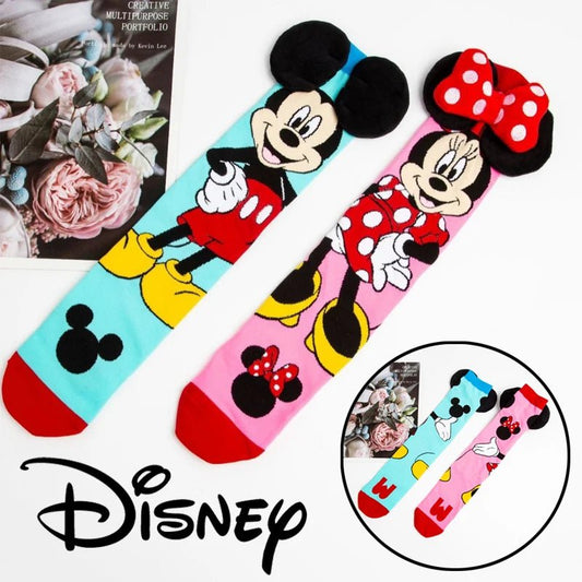 Disney Mickey Mouse & Minnie Mouse Knee Length Socks - itzy bitsy