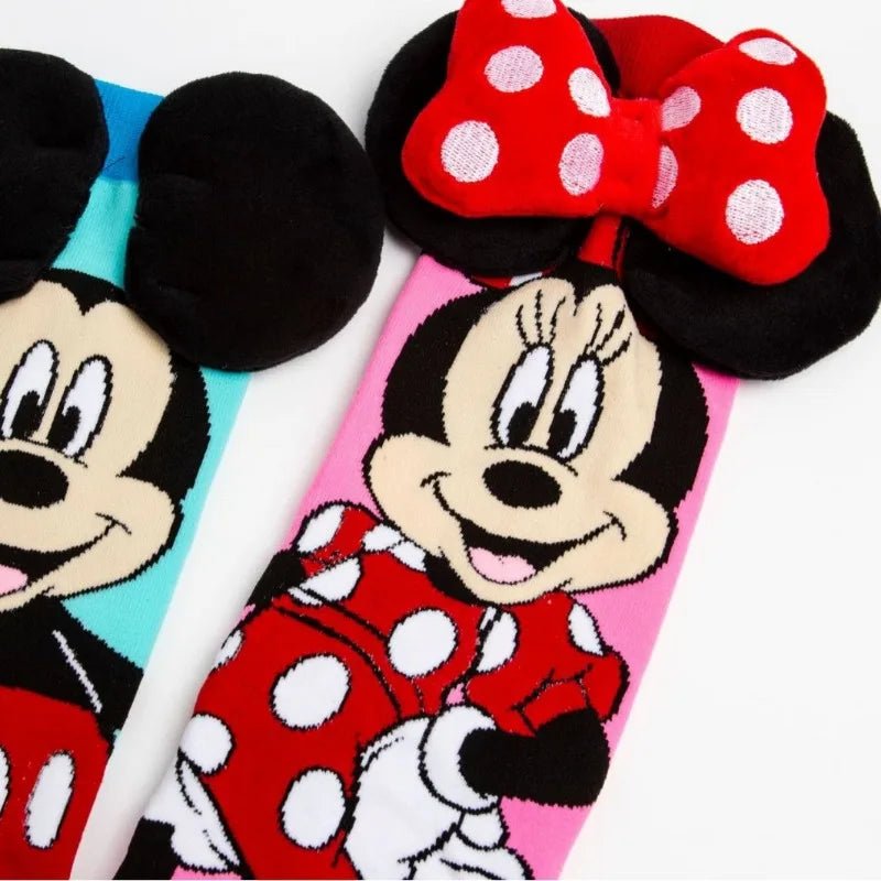 Disney Mickey Mouse & Minnie Mouse Knee Length Socks - itzy bitsy