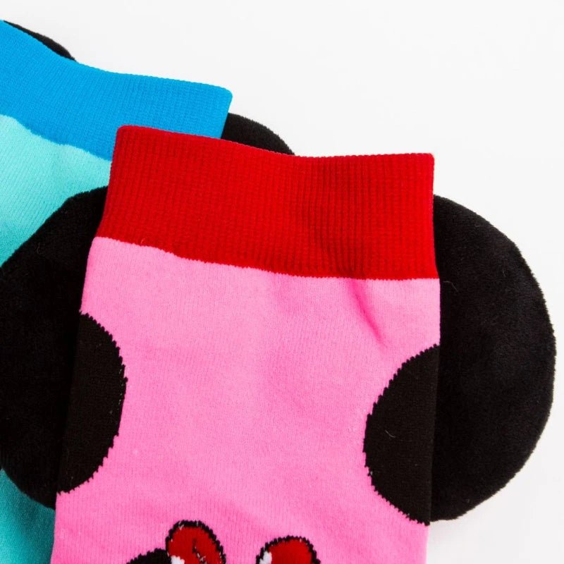 Disney Mickey Mouse & Minnie Mouse Knee Length Socks - itzy bitsy