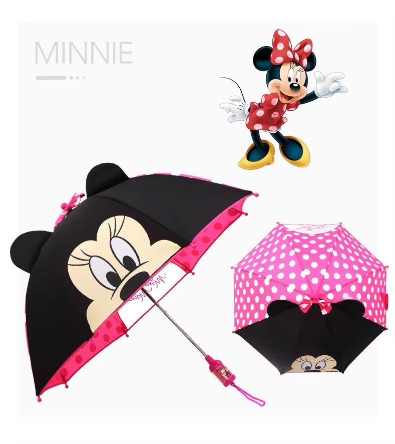 Disney Minnie, Mickey Mouse & Elsa Kids Umbrella - itzy bitsy