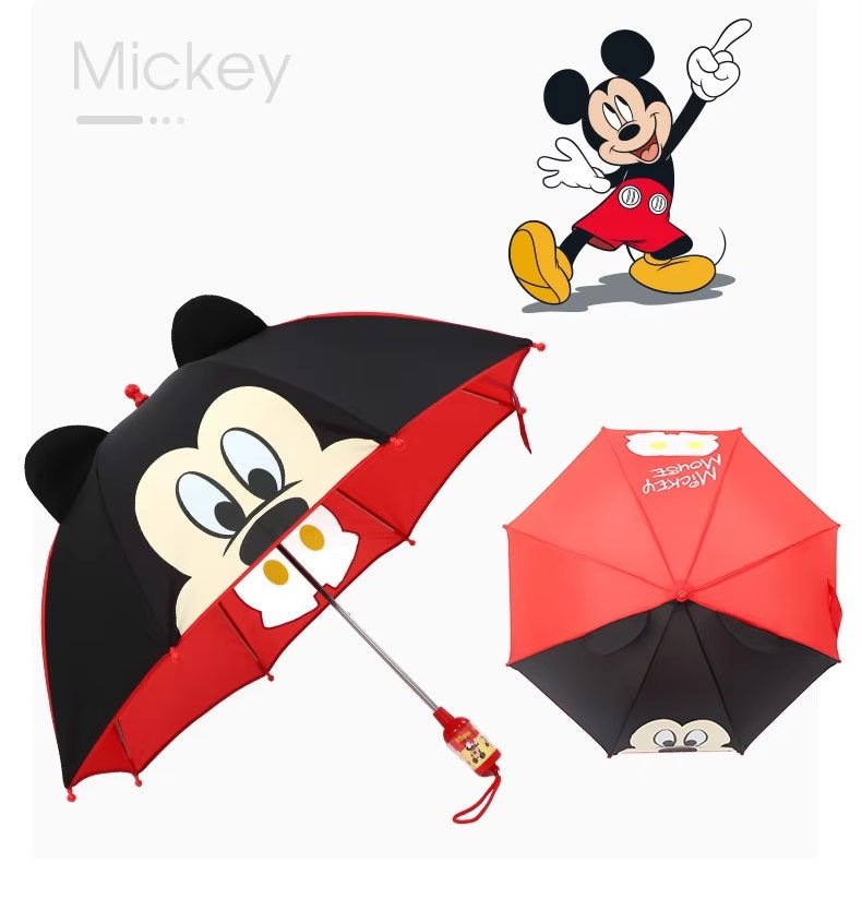 Disney Minnie, Mickey Mouse & Elsa Kids Umbrella - itzy bitsy