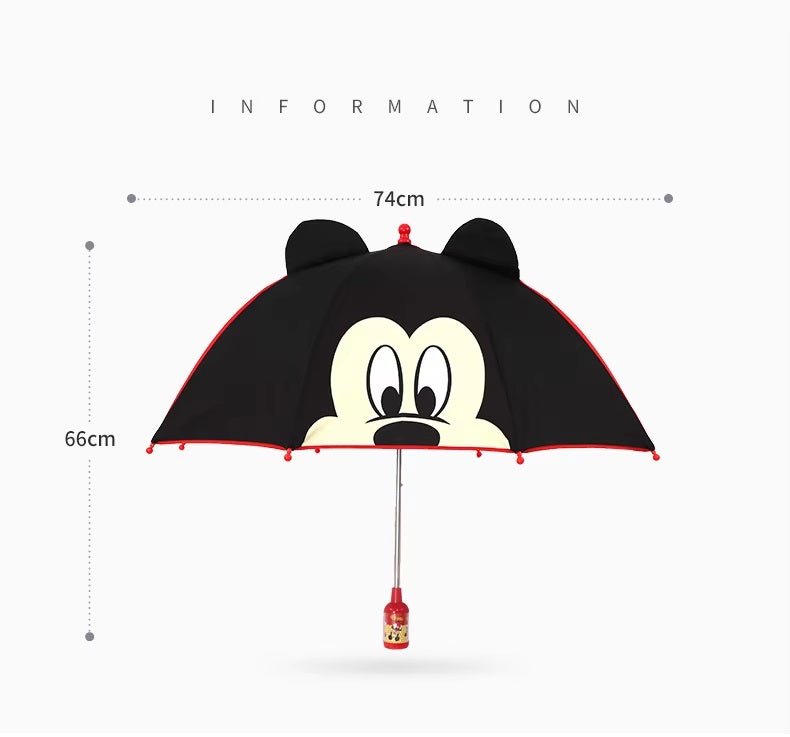 Disney Minnie, Mickey Mouse & Elsa Kids Umbrella - itzy bitsy