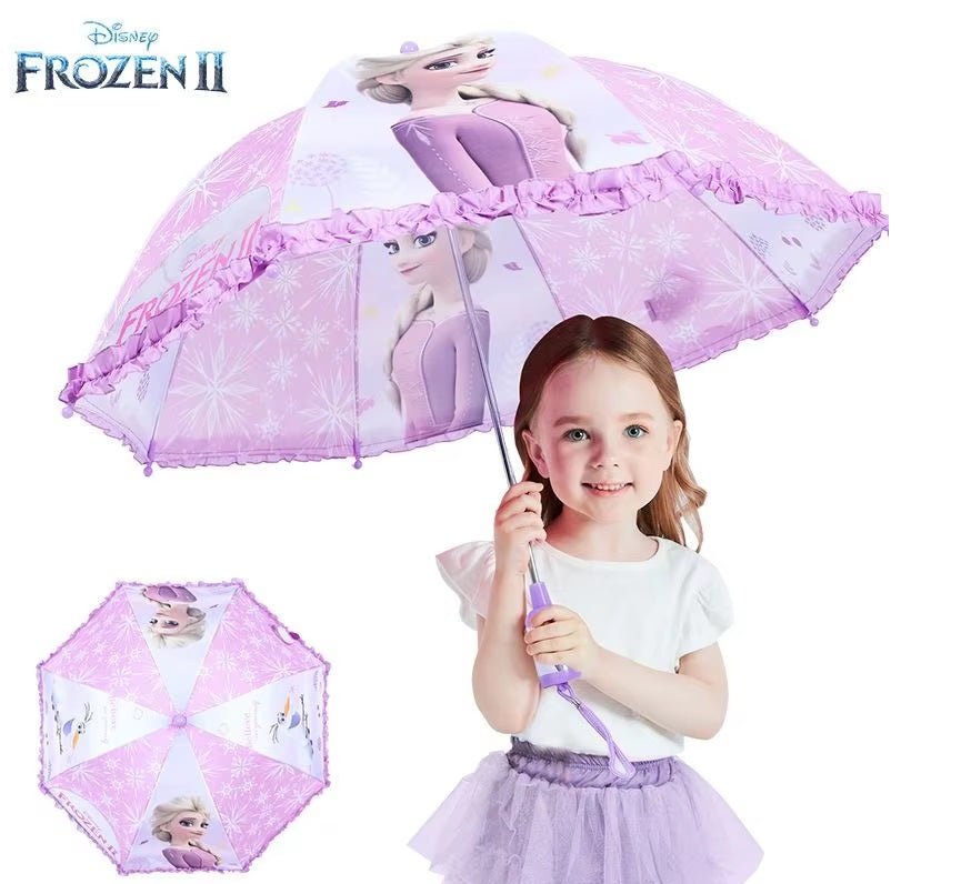 Disney Minnie, Mickey Mouse & Elsa Kids Umbrella - itzy bitsy