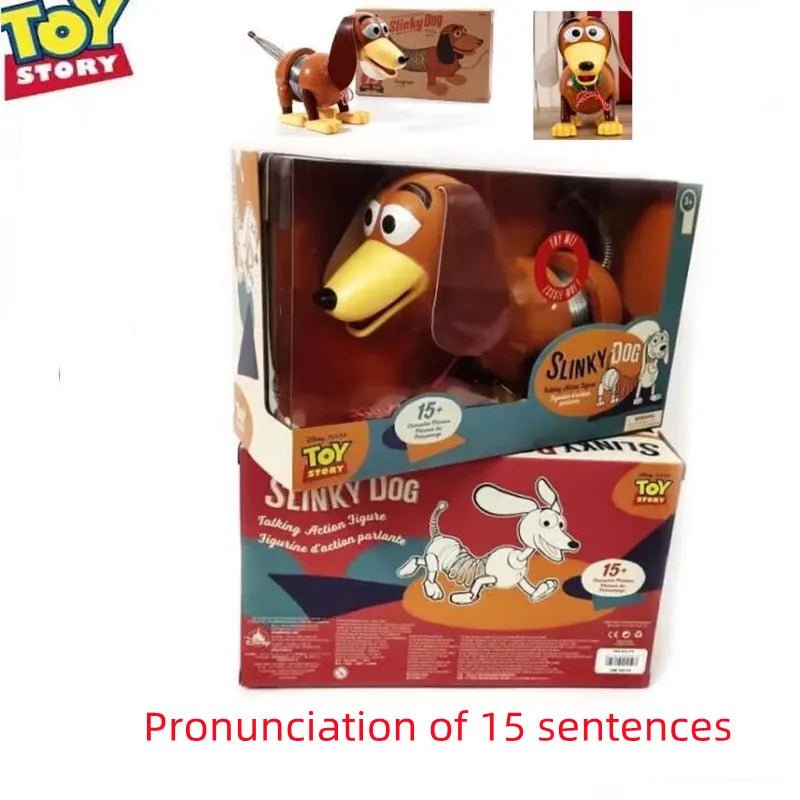 Disney Pixar Toy Story 4 Talking Stretch Slinky Dog Action Figure Toy - itzy bitsy