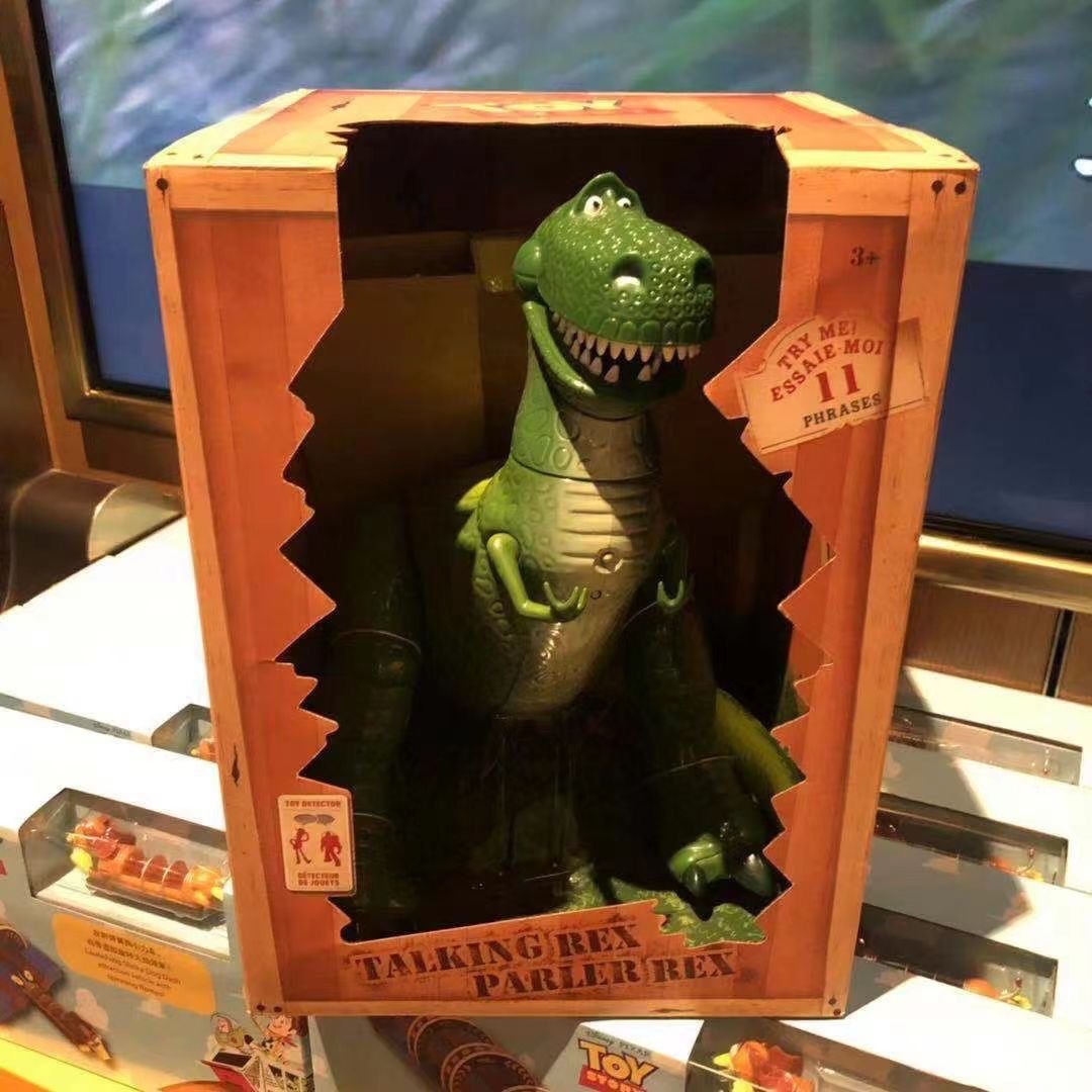 Disney Pixar Toy Story Talking Rex - Deluxe Edition Voice Action Figures Doll - itzy bitsy