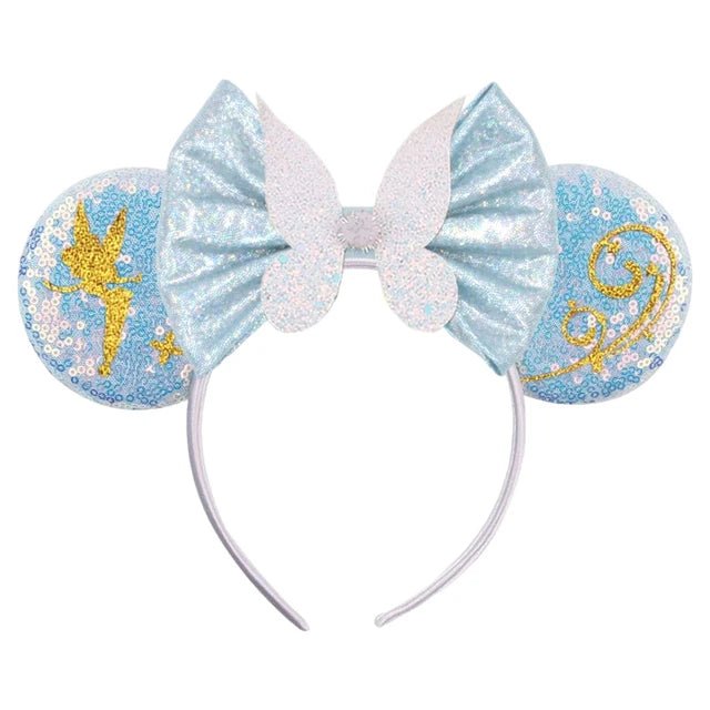 Disney Princesses Headband Bow Sequins Hair Accessories - itzy bitsy