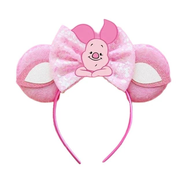 Disney Princesses Headband Bow Sequins Hair Accessories - itzy bitsy