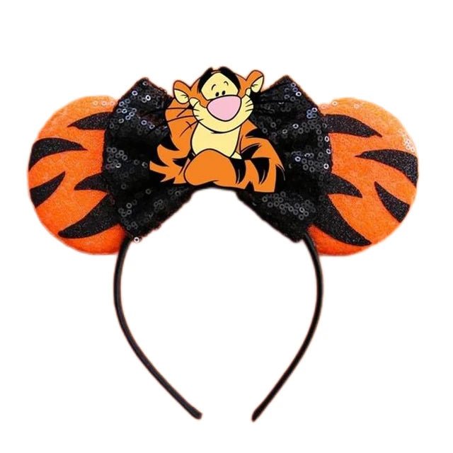 Disney Princesses Headband Bow Sequins Hair Accessories - itzy bitsy