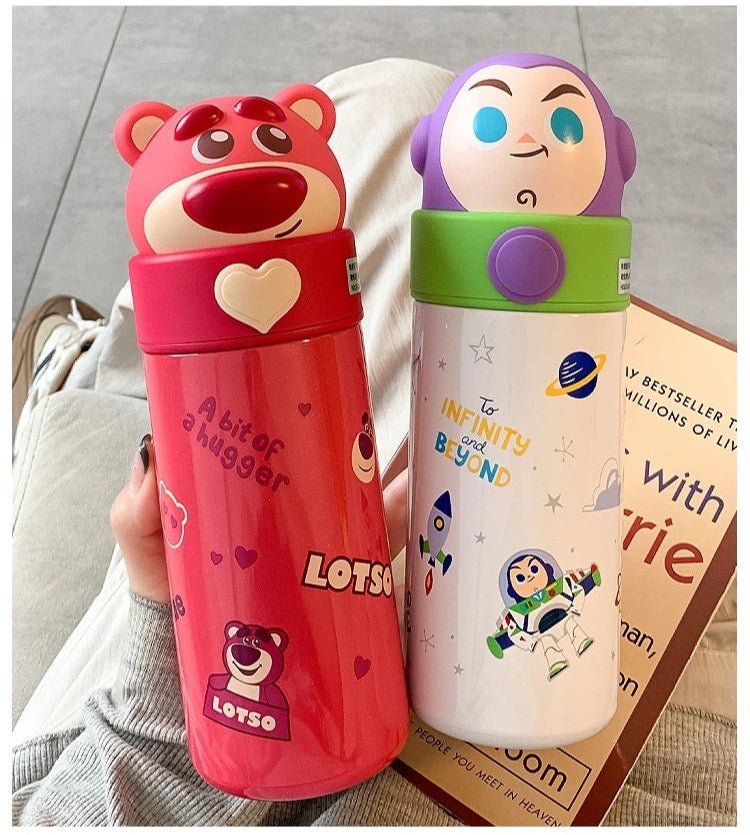Disney Toy Story Cartoon Thermos - Insulated Water Bottle - itzy bitsy