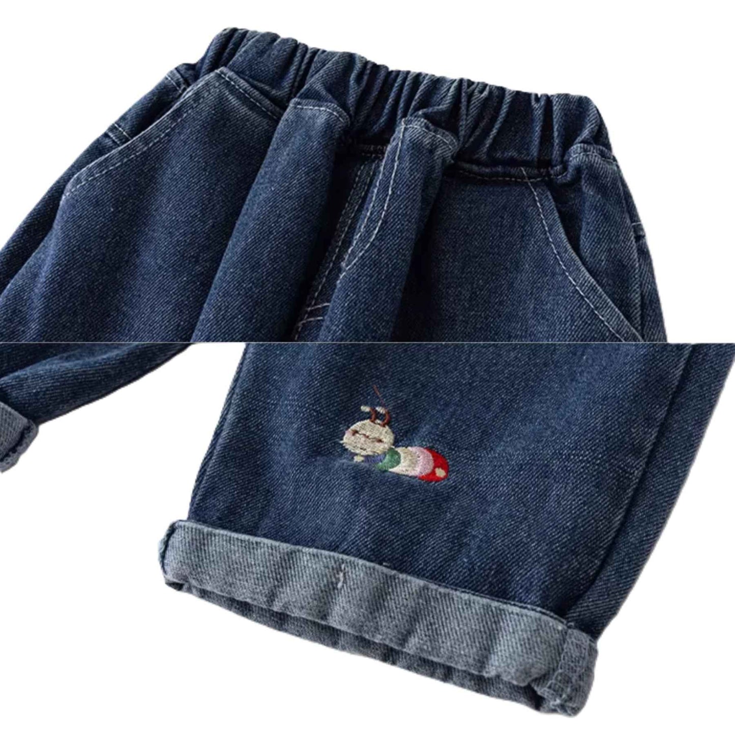 Boy's Multicolor Knit Caterpillar 3Pcs Set