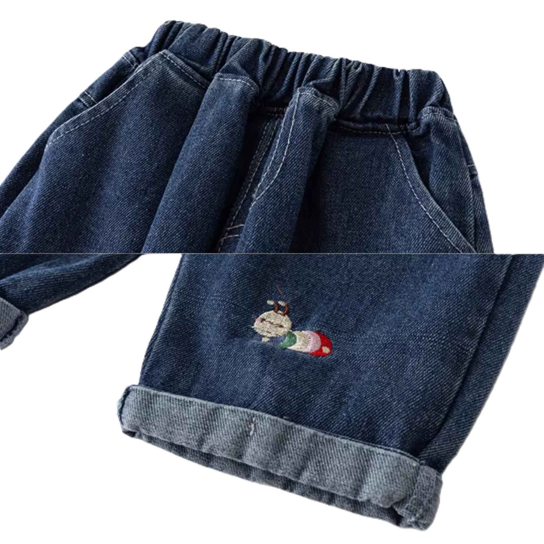 Boy's Multicolor Knit Caterpillar 3Pcs Set