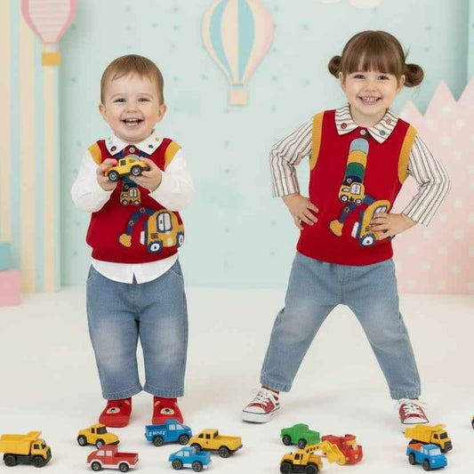 The Master Builder 3 Pcs Outfit Set with Tie