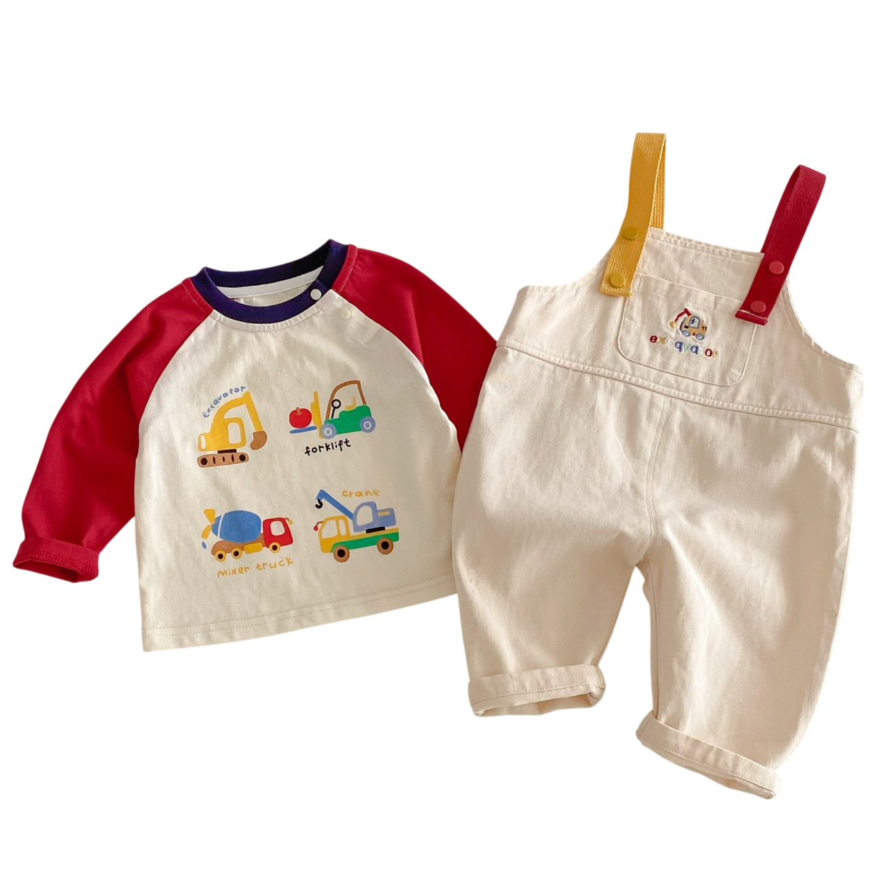 The Master Builder Kids 2Pcs Outfit Set