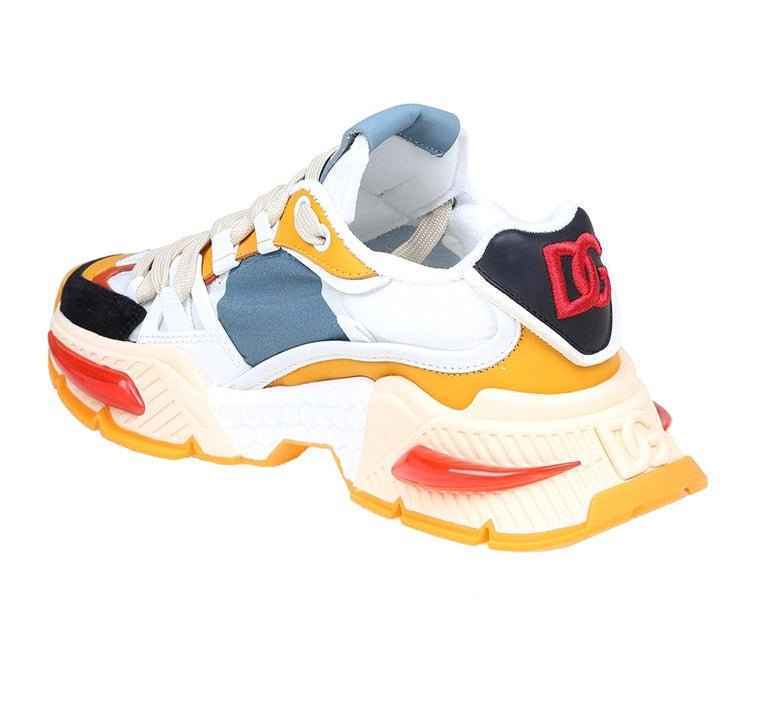 Dolce & Gabbana Air Master Sneakers | White Orange