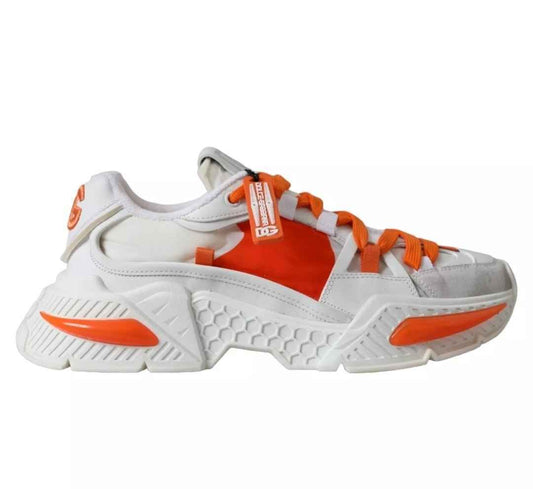 Dolce & Gabbana Air Master Sneakers | White Orange