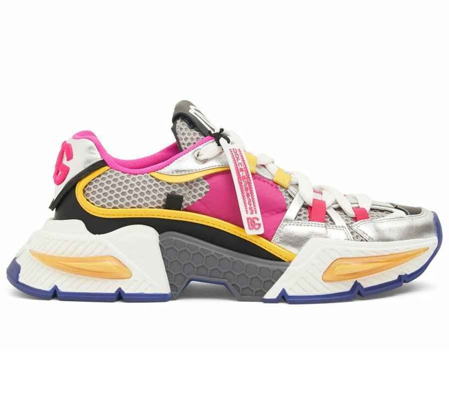 Dolce & Gabbana Air Master Sneakers | White Orange