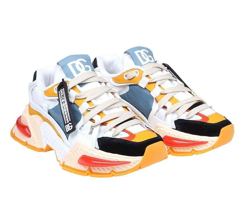 Dolce & Gabbana Air Master Sneakers | White Orange
