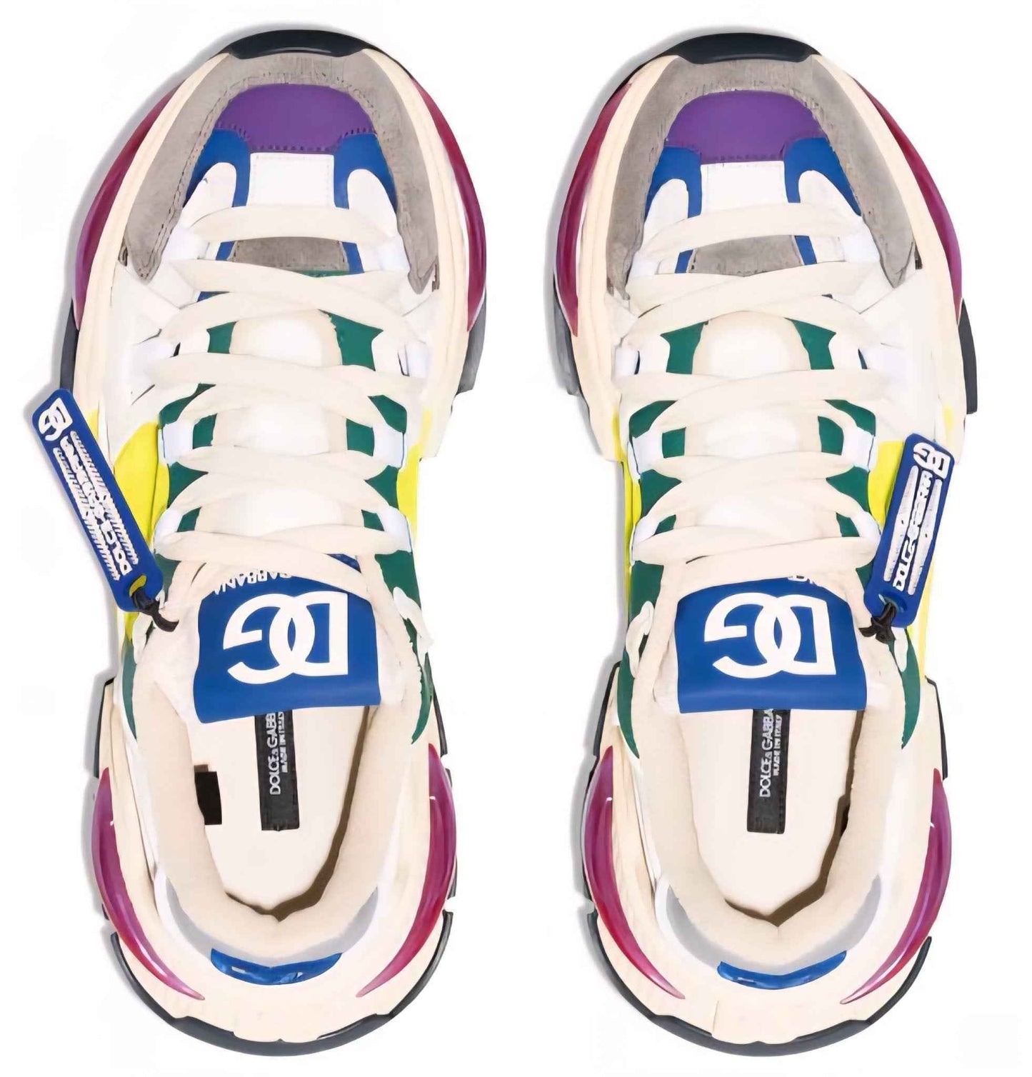 Dolce & Gabbana Air Master Sneakers | White Orange