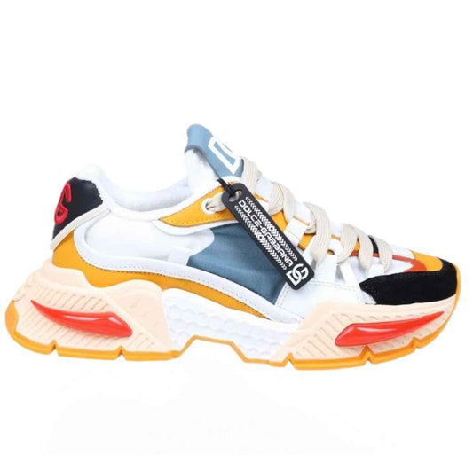 Dolce & Gabbana Air Master Sneakers | White Orange
