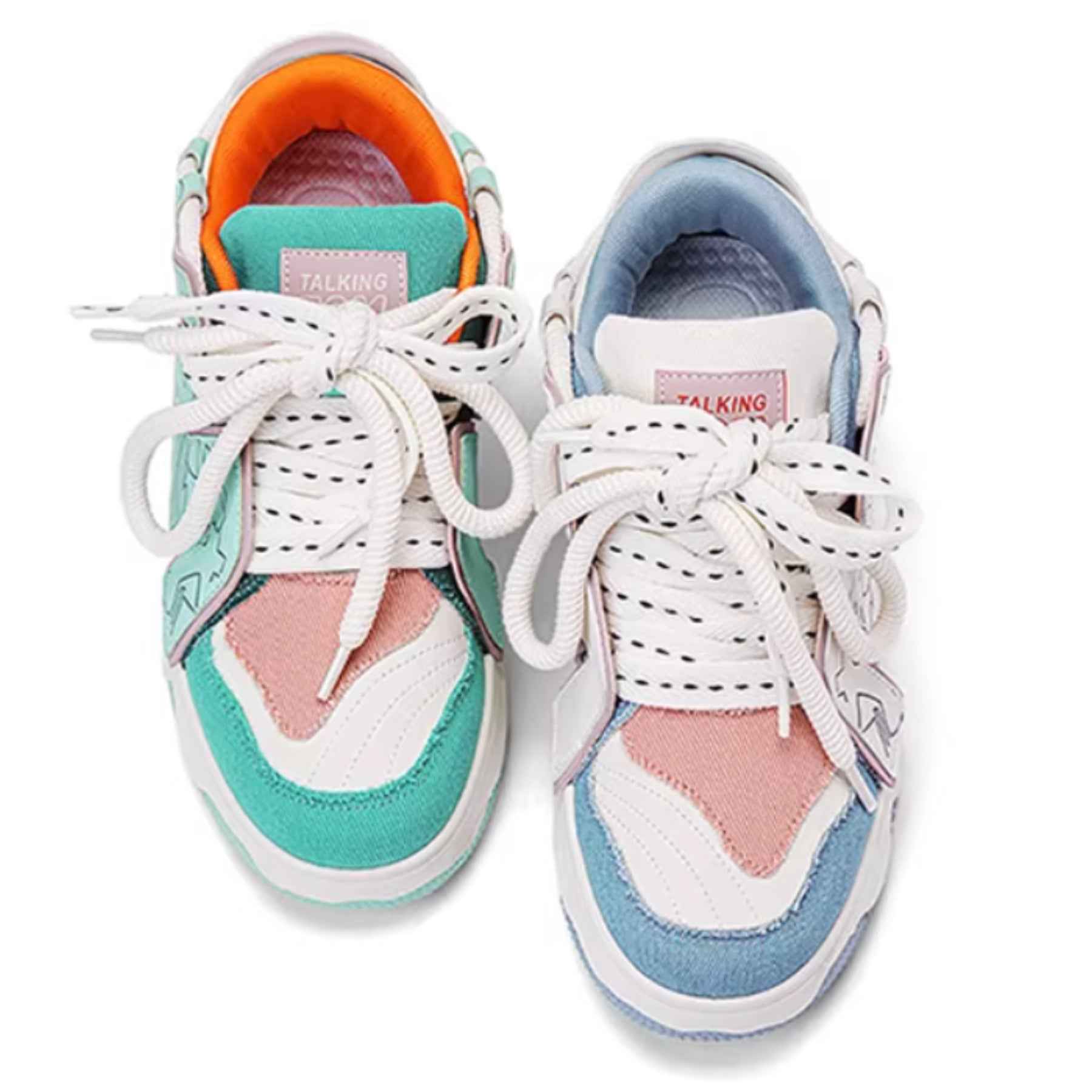 TALKING TOM | Graffiti Casual Sneakers - 2 Tone Intense