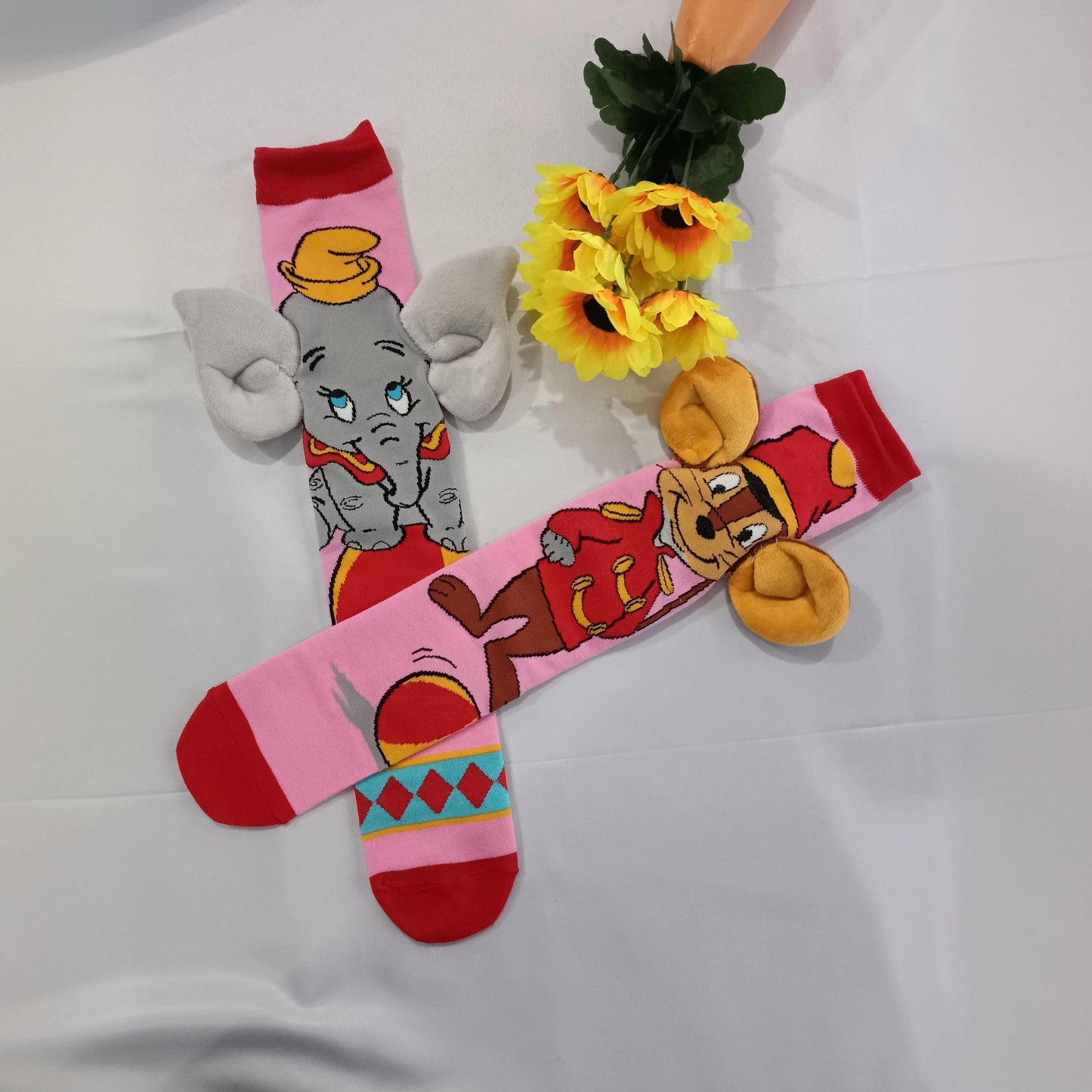 Dumbo & Timothy Cute Knee Length Socks - itzy bitsy