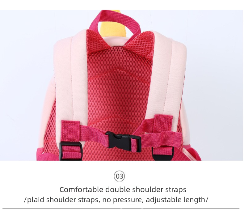 Cute Animal Pop It Fidget Silicone Kids Backpack