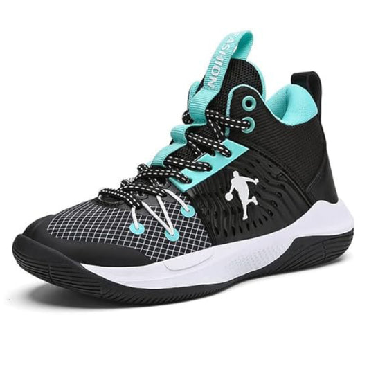 Children's Ocean Breeze High-Tops Basketball Shoes - Black