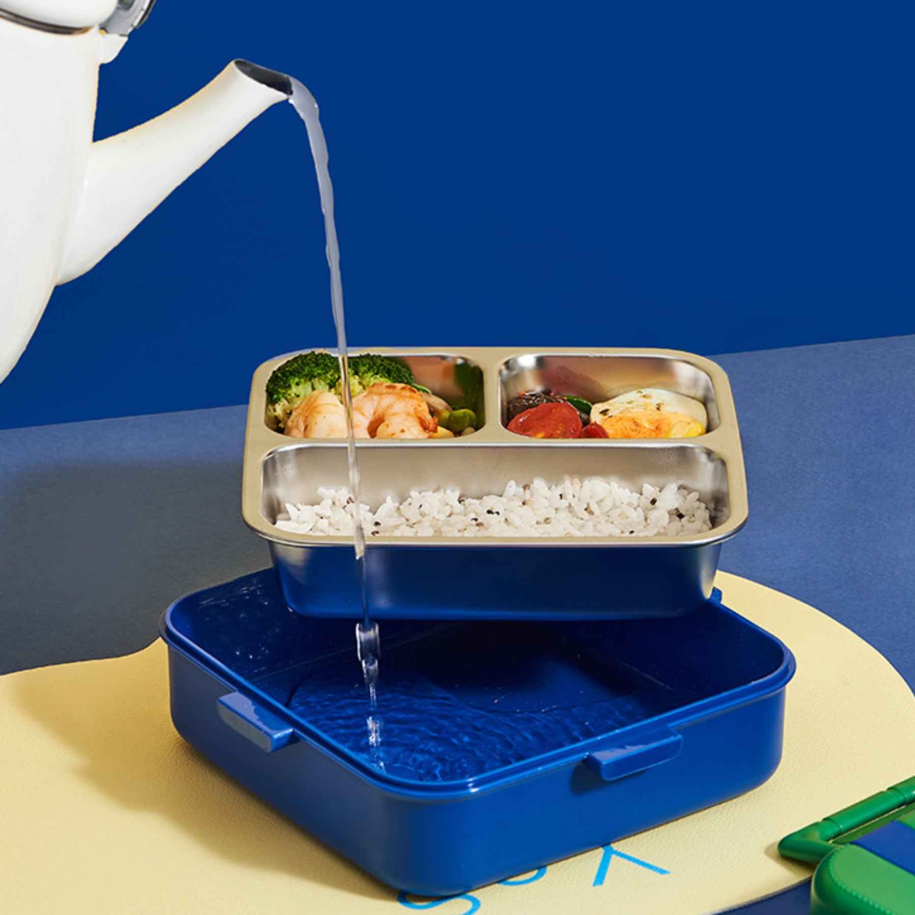 Cute Lunch Box and 600ml Water Bottle Set