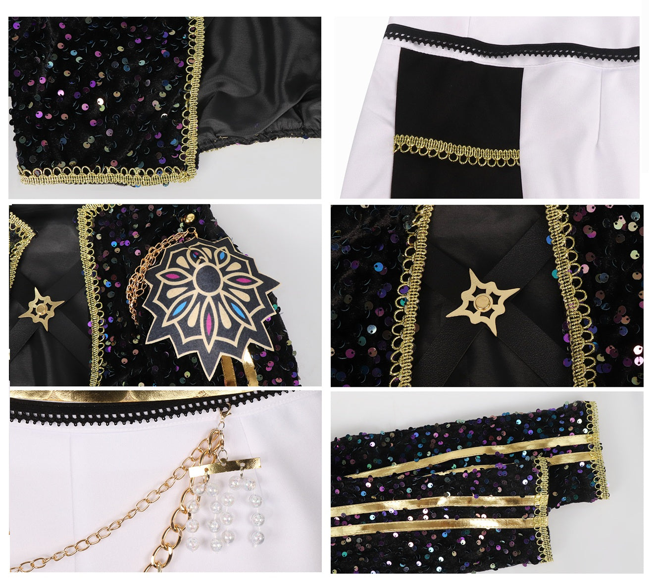 Adult K-Pop Demon Hunters Rumi Mira Zoey Cosplay Costume Set